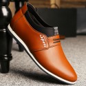 Inner height leisure shoes autumn 2020 New Style Men's shoes fashion sleeve men's shoes breathable leather shoes