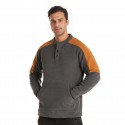 European and American large men's sweater autumn winter 2020 sport double side fleece round neck Pullover men's long sleeve sweater