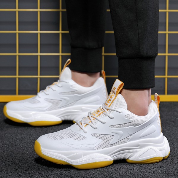 Daddy shoes men's 2020 summer new breathable ice mesh shoes white casual men's shoes moving shoes trend men's shoes