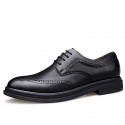 Fall 2018 new men's shoes business dress shoes men's fashion Brock shoes men's shoes