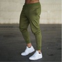 Sports pants men's running pants fitness football training pants European and American slim casual sports pants men's small leg pants