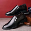 Leather shoes men's autumn breathable formal business leather shoes men's casual foot shoes work shoes driving shoes