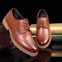 Junster spring and summer Brock classic popular carved men's shoes lace up men's casual shoes fashion Brock shoes