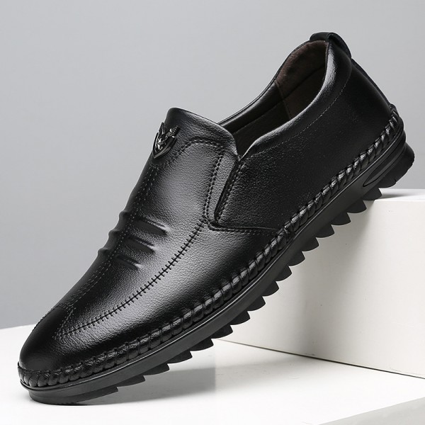 2020 men's shoes men's fashion Doudou shoes flat heel sleeve casual shoes lazy driving shoes comfortable lazy shoes