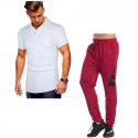 Summer new men's Short Sleeve Polo Shirt Men's wear + leisure sports pants suit