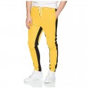 2020 Amazon wish new men's leisure sports fitness pants European and American style color matching slim legged pants