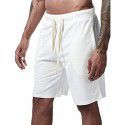 Men's loose shorts summer casual Capris pants beach pants large drawstring sports pants men's fitness pants