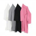 2006412-2021 spring and summer French new fashionable temperament slim knit top lazy style simple versatile