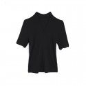 2006412-2021 spring and summer French new fashionable temperament slim knit top lazy style simple versatile