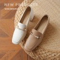 Small leather shoes 2021 new summer metal British square spring and autumn women's shoes