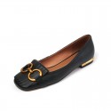 New French retro women's single shoes in 2021 summer