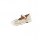 French retro simple Mary Jane shoes women's flat bottom 2021 spring small shoes with small fragrance autumn single shoes