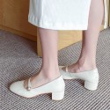 High heeled shoes for women four seasons 2020 new shoes with skirt