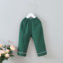 EW foreign trade children's wear girls' autumn home wear two piece 2020 new printed pajamas set tz91