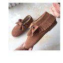 Winter 2019 new girls' cotton shoes Plush children's cattle leather boots Korean children's cotton shoes