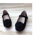 Guangzhou Children's shoes 2019 Camellia Velcro princess shoes children's shoes girl's single shoes