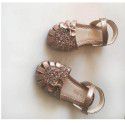 Girls' sandals 2019 summer new children's shoes leather Princess sandals Zhongda children's Baotou summer sandals women's direct sale