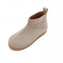 Girls' simple boots autumn 2020 new children's fashion short tube flying woven boots