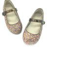 Guangzhou Children's shoes 2019 spring and autumn new Sequin girls' single shoes children's princess shoes shoes Korean version approval