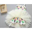 Foreign trade children's dress European and American girls ice cream one piece suspender skirt princess skirt 1735