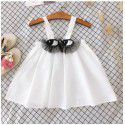 EW foreign trade children's wear new summer girls' suspender skirt cartoon big eye skirt 1856
