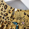 EW foreign trade children's summer 2020 new Korean girls leopard print dress Q174