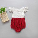 Ins new children's clothing Europe and the United States new summer baby clothing Jumpsuit dot creeper k76