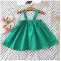 EW foreign trade children's wear new summer girls' suspender skirt cartoon big eye skirt 1856