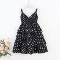 EW foreign trade children's wear 2020 new girls' Polka Dot Dress Q148