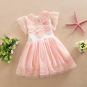 0.6 generation of foreign trade children's wear European and American summer new children's skirt Lace Princess Dress 1638