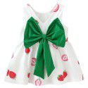 EW foreign trade children's skirt 2020 summer children's skirt new dress strawberry bow cute skirt