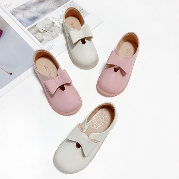 Girls' Princess single shoes middle school students' shoes autumn 2020 flat shoes soft shoes for children