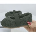 New lightweight plush shoes Plush casual shoes fashion girls cotton shoes soft soled children's shoes in autumn and winter of 2019