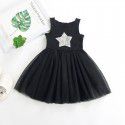 New cross border girls' five pointed star sequined princess skirt 1915