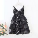 EW foreign trade children's wear 2020 new girls' Polka Dot Dress Q148