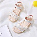 Cross border foreign trade children's shoes girl's sandals 2021 new summer soft soled non slip student sandals children's shoes princess shoes