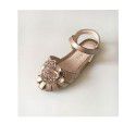 Girls' sandals 2019 summer new children's shoes leather Princess sandals Zhongda children's Baotou summer sandals women's direct sale