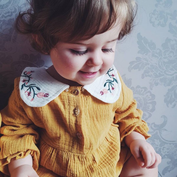 0.4 generation hair ins new children's wear 2020 foreign trade NEW BABY BODYSUIT embroidery spring and autumn climbing suit K83