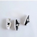 18 spring and autumn all leather five star children's board shoes casual shoes men's and women's sports shoes student's small white shoes Korean version