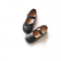 Original children's shoes from source manufacturer new products in autumn 2019 retro hollow leaf children's shoes cross border Amazon