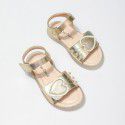Girls' sandals primary school children's shoes 2020 summer new girl love net red shoes princess shoes wholesale