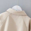 EW foreign trade children's wear 2020 spring and autumn new coat girls' British pure color coat wt62