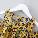 EW foreign trade children's summer 2020 new Korean girls leopard print dress Q174