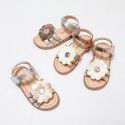 Girls' sandals 2021 summer new Korean soft sole princess shoes sunflower children's shoes wholesale