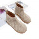 Girls' simple boots autumn 2020 new children's fashion short tube flying woven boots