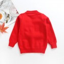 A new EW foreign trade children's clothing autumn winter 2020 cartoon Christmas deer pattern knitted sweater ms06