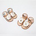 Girls' sandals 2021 summer new Korean soft sole princess shoes sunflower children's shoes wholesale