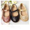 Guangzhou Children's shoes 2019 spring and autumn new Sequin girls' single shoes children's princess shoes shoes Korean version approval