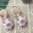 Children's sandals 2020 summer new lovely super fiber breathable flower Baotou baby sandals girl Princess sandals