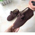 Winter 2019 new girls' cotton shoes Plush children's cattle leather boots Korean children's cotton shoes